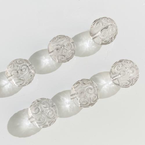 Natürliche klare Quarz Perlen, Klarer Quarz, rund, DIY, weiß, 11.5mm, verkauft von PC