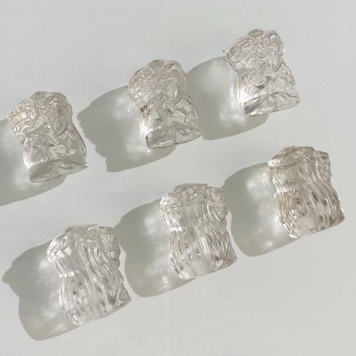 Natürliche klare Quarz Perlen, Klarer Quarz, DIY, weiß, 13x19mm, verkauft von PC