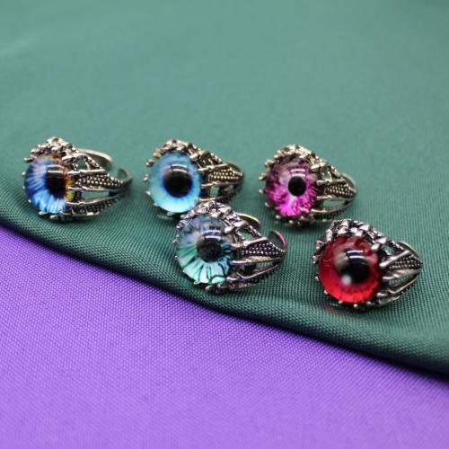 Титан Сталь палец кольцо, титан, с канифоль, ювелирные изделия моды & Женский, Много цветов для выбора, размер:7, продается PC