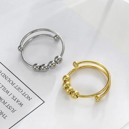 Кольцо из нержавеющей стали, Нержавеющая сталь 304, ювелирные изделия моды & Женский, Много цветов для выбора, продается PC