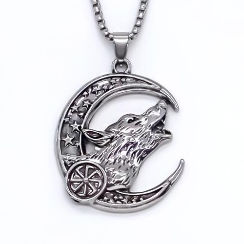Zinc Alloy Necklace, fashion jewelry & Unisex, silver color Approx 70 cm 