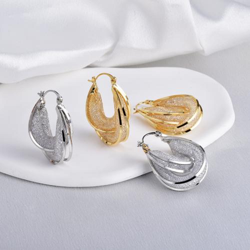 des anneaux de cuivre, laiton, avec cristal, Placage, bijoux de mode, plus de couleurs à choisir Vendu par paire