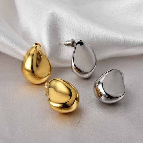 Brass Stud Earring, plated, fashion jewelry 