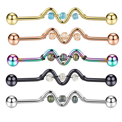 Stainless Steel Ear Piercing Jewelry, 304 Stainless Steel, fashion jewelry & Unisex [