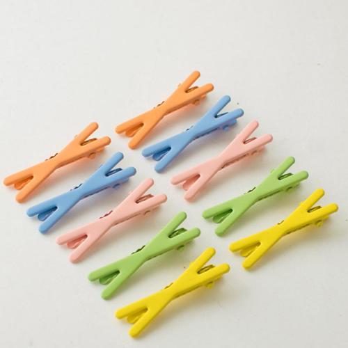 Alligator Hair Clip, Zinc Alloy, stoving varnish, for woman [