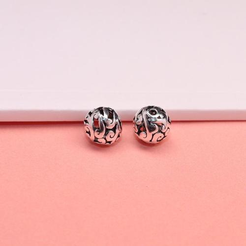 Sterling Silver Spacer Beads, 925 Sterling Silver, DIY, original color, 10mm Approx 1.6mm 
