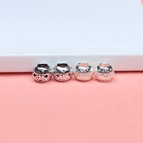 Sterling Silver Spacer Beads, 925 Sterling Silver, DIY 5.5mm Approx 2.2mm 