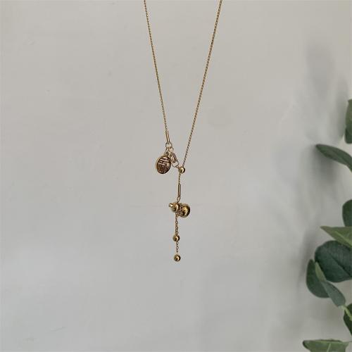 Titanium Steel Jewelry Necklace, fashion jewelry & for woman Approx 45 cm 