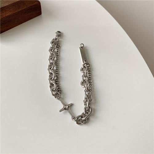Titane bracelet en acier et bracelet, Acier titane, bijoux de mode & pour femme Environ 20 cm, Vendu par PC[