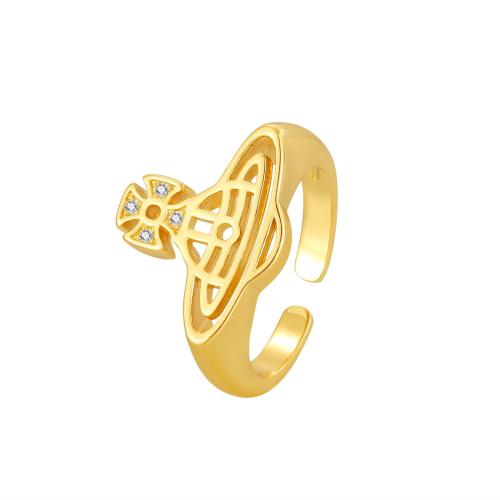 Cubic Zirconia Micro Pave Brass Finger Ring, fashion jewelry & micro pave cubic zirconia & for woman Inner Approx 17mm 