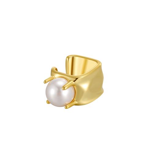 laiton Clip boucle d’oreille, avec Shell Pearl, bijoux de mode & pour femme, plus de couleurs à choisir Vendu par PC