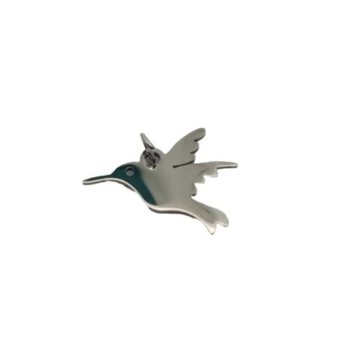 Stainless Steel Animal Pendants, 304 Stainless Steel, Bird, polished, DIY 