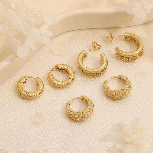 真鍮のスタッドのイヤリング, 銅, ゴールドメッキ, 異なるスタイルを選択 & 女性用, 無色, 売り手 ペア
