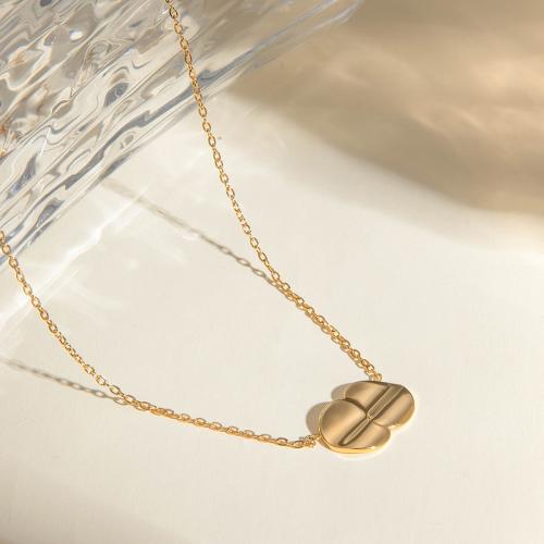Stainless Steel Jewelry Necklace, 304 Stainless Steel, with 5cm extender chain, gold color plated, fashion jewelry, golden cm 