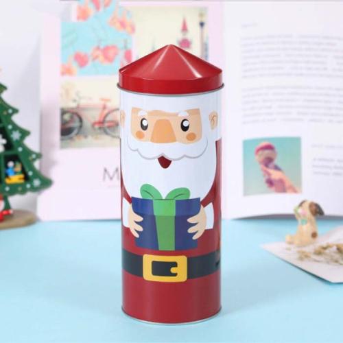 Eisen Weihnachten Candy Jar, Weihnachts-Design & verschiedene Muster für Wahl, keine, 90x24mm, verkauft von PC