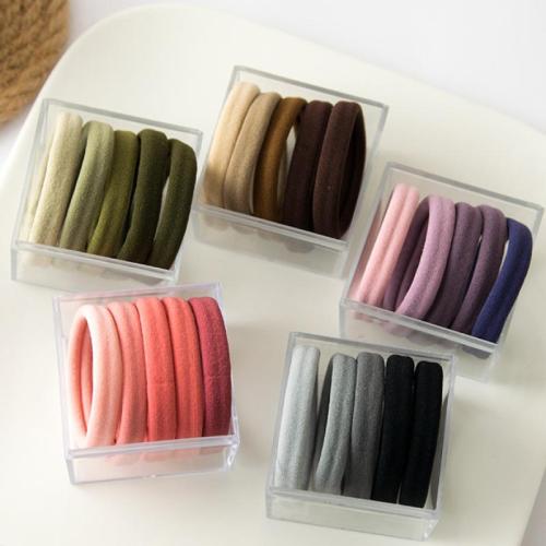 Elastisches Haar-Band, Etamine, stricken, für Frau, keine, 5PCs/Box, verkauft von Box
