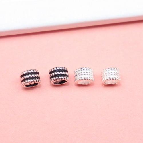 Sterling Silver Spacer Beads, 925 Sterling Silver, DIY 4.8mm Approx 3mm 
