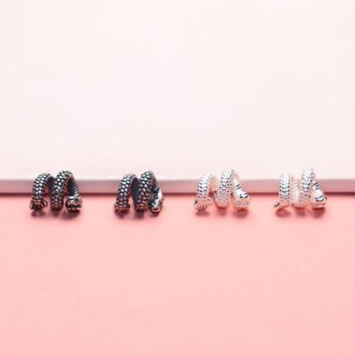 Perles intercalaires en argent , argent sterling 925, dragon, DIY, plus de couleurs à choisir Environ 4.5mm, Vendu par PC