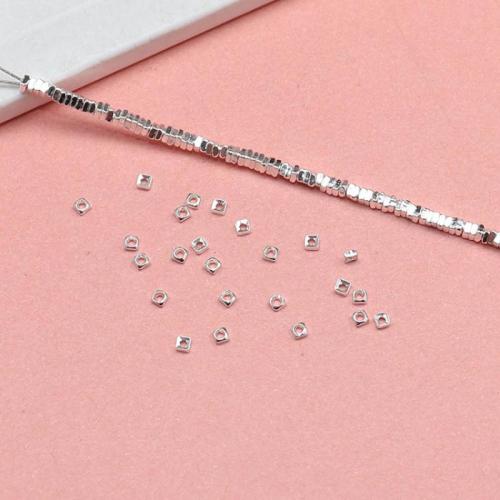 Sterling Silver Spacer Beads, 925 Sterling Silver, DIY silver color 