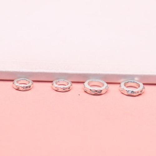 純銀製指輪リング, 92.5％純度シルバー, DIY & 異なるサイズの選択, シルバー, 売り手 パソコン[