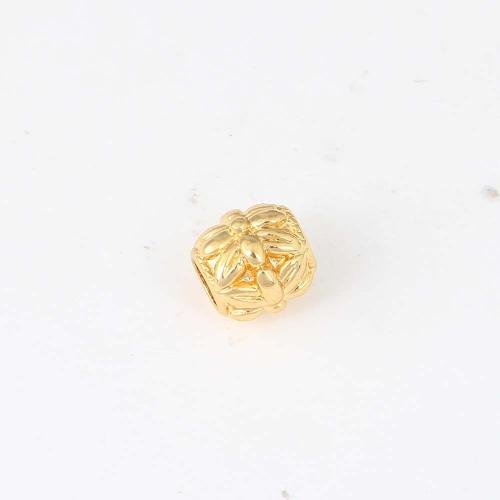 Weinlese Messing Perlen, goldfarben plattiert, DIY, 9.3x9x9.2mm, verkauft von PC