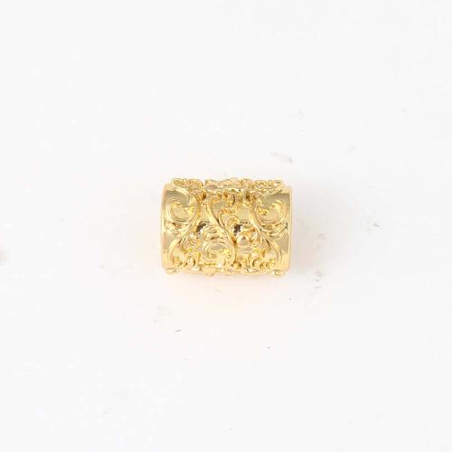perla de cobre, metal, chapado en color dorado, Bricolaje, 10.3x8.2x7.8mm, Vendido por UD