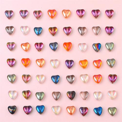 Miracle Glass Beads, Heart, DIY Approx 1mm [