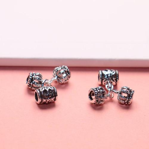 Sterling Silver Bail Beads, 925 Sterling Silver, DIY, original color, 17.8mm Approx 3mm 