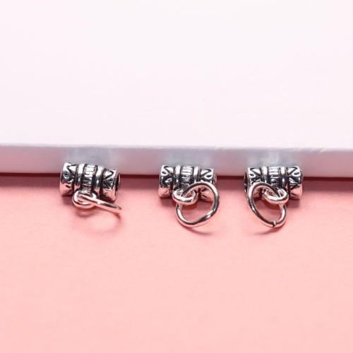Sterling Silver Bail Beads, 925 Sterling Silver, DIY, original color Approx 2mm [