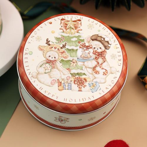 fundición Caja del Caramelo, Diseño de Navidad & diferentes patrones para la opción, más colores para la opción, 135x70mm, Vendido por UD