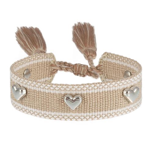 Fashion Jewelry Bracelet, Polyester, with Zinc Alloy & for woman cm 