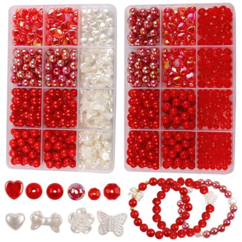 Perles Miracle acryliques, Acrylique, DIY & 12 cellules, plus de couleurs à choisir Vendu par boîte