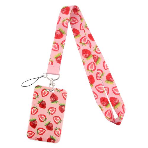 Hanging Decoration Lanyard Strap, Polyester, with Wax Cord & Plastic & Zinc Alloy, multifunctional & Unisex 