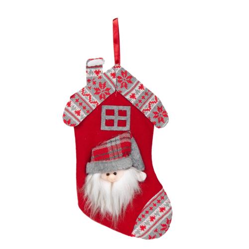 Christmas Stocking and Holder for your Mantel, Non-woven Fabrics [