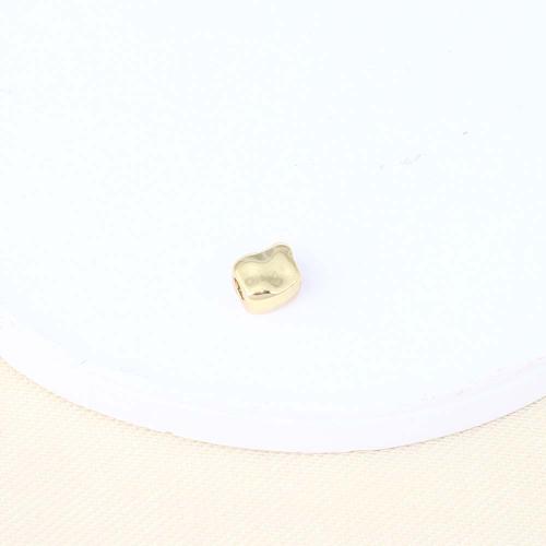 Entretoise de perles en laiton, Placage de couleur d'or, DIY Vendu par PC
