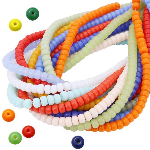 Plaqué Perles de verre, Seau, DIY & styles différents pour le choix Environ 39 cm, Vendu par brin
