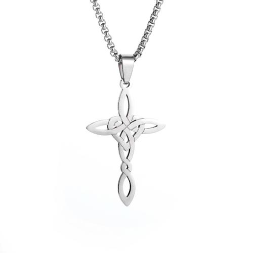 Stainless Steel Jewelry Necklace, 304 Stainless Steel, fashion jewelry & Unisex, original color Approx 60 cm 