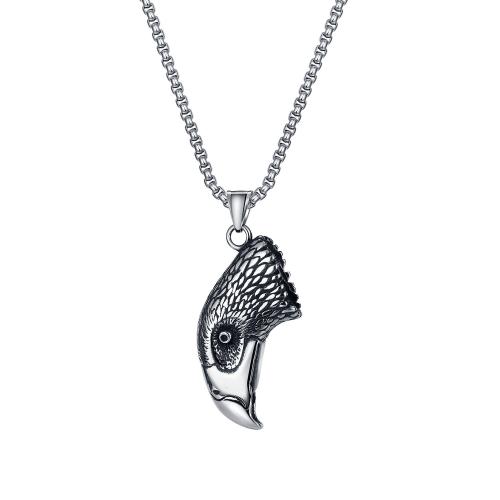 Zinc Alloy Necklace, fashion jewelry & Unisex, silver color Approx 60 cm 