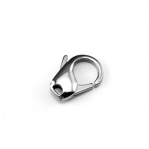 Stainless Steel Lobster Claw Clasp, 304 Stainless Steel, polished, DIY original color 