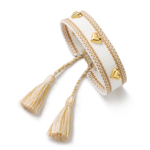 Friendship Bracelets, Polyester, with Zinc Alloy, embroidered & for woman cm 