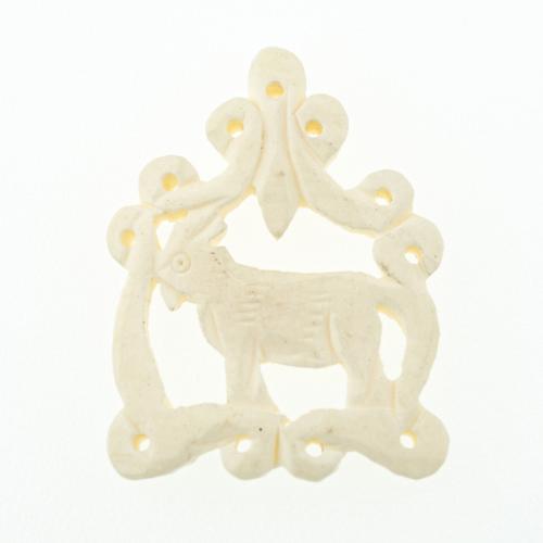 Natural Bone Pendant, Ox Bone, Sheep, DIY Approx 1mm 
