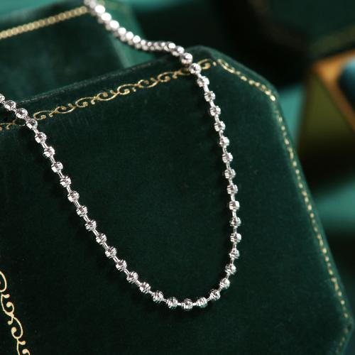 Sterling Silber Schmuck Halskette, 925er Sterling Silber, Modeschmuck & für Frau, Länge:ca. 62 cm, verkauft von PC