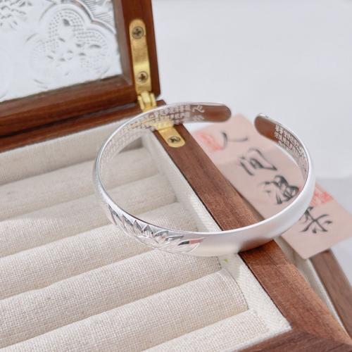 Sterling Silver Bracelets, 925 Sterling Silver, fashion jewelry & for woman, Inner Approx 56mm 