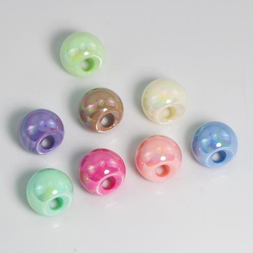 Wunder-Kunststoff-Perlen, Kunststoff, DIY, gemischte Farben, 16mm, ca. 250PCs/Tasche, verkauft von Tasche