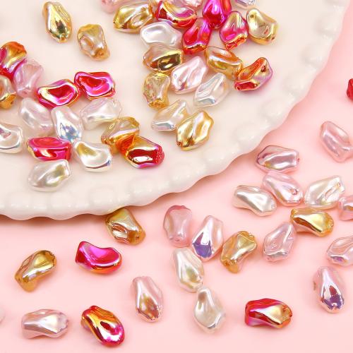 Perles acryliques plaquée, Acrylique, DIY, plus de couleurs à choisir Vendu par sac