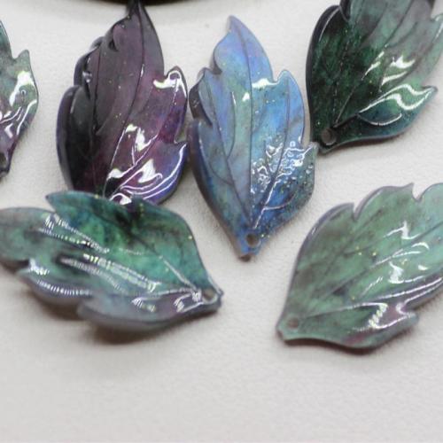 Acrylic Jewelry Pendant, Acetate, Leaf, DIY 