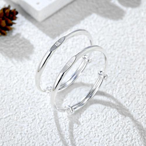 Sterling Silver Children Bangle, 925 Sterling Silver, Adjustable & fashion jewelry & Unisex, Inner Approx 41mm 