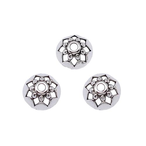 Zinc Alloy Bead Caps, antique silver color plated, DIY & hollow Approx 2.5mm [