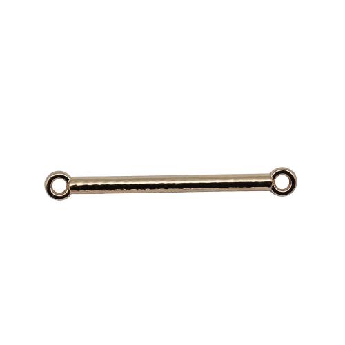 Alliage de zinc connecteur Bar, Bâton, Placage de couleur d'or, DIY & boucle de 1/1 Vendu par PC