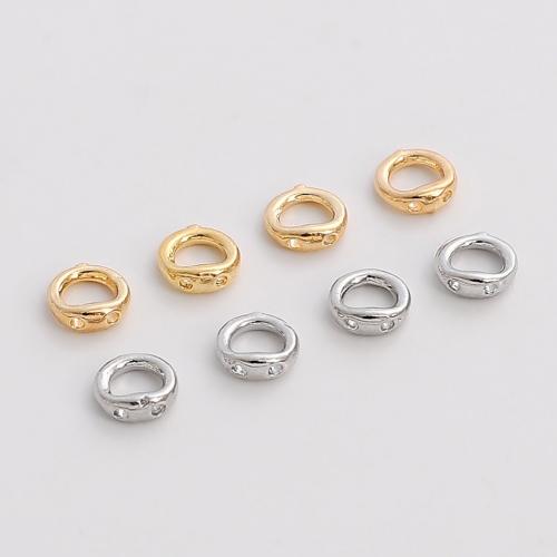 Brass Clasp Findings, plated, DIY 5mm Approx 0.5mm 